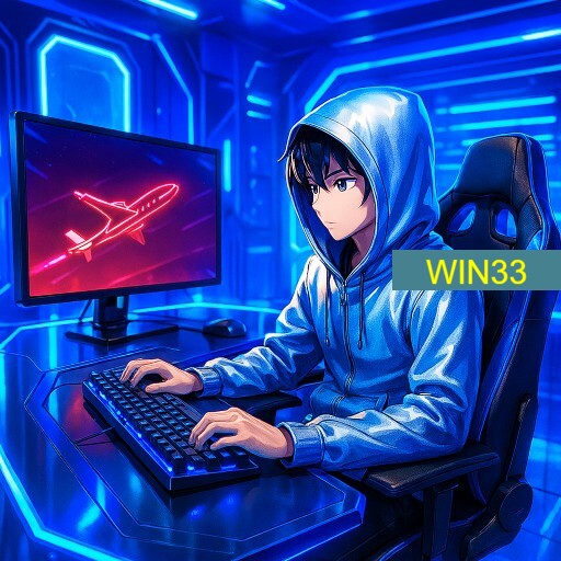 Imagem promocional da WIN33 mostrando a plataforma e suas vantagens