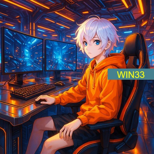 Imagem promocional da WIN33 mostrando a plataforma e suas vantagens