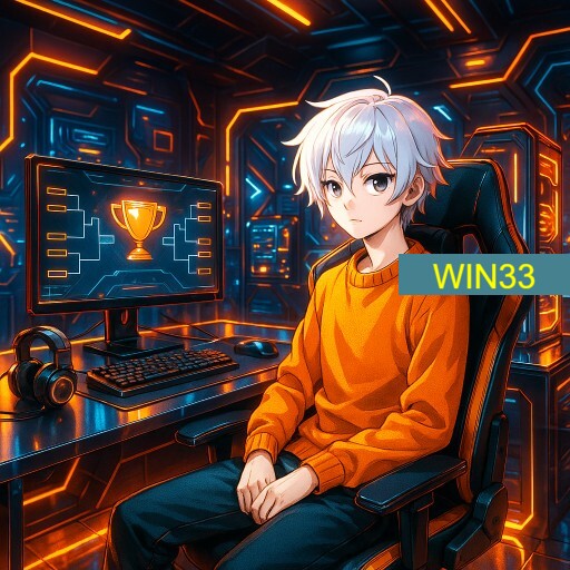 Imagem promocional da WIN33 mostrando a plataforma e suas vantagens