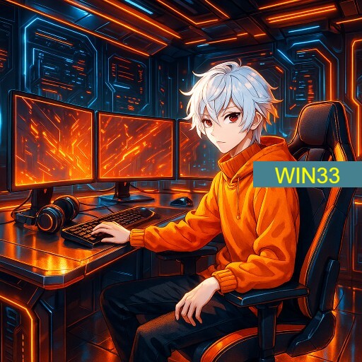 Imagem promocional da WIN33 mostrando a plataforma e suas vantagens