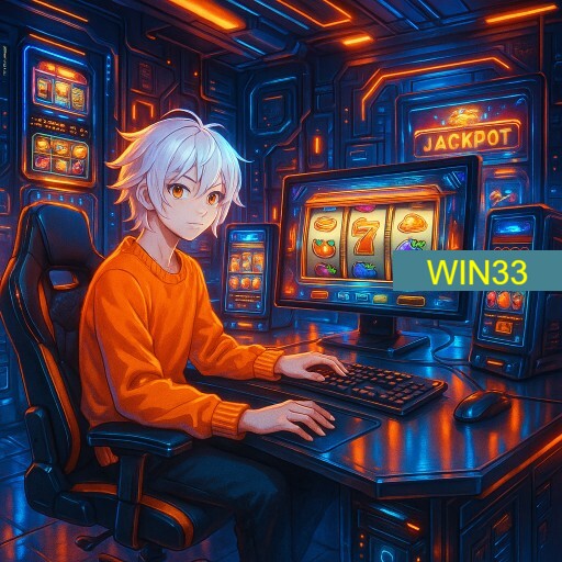Imagem promocional da WIN33 mostrando a plataforma e suas vantagens